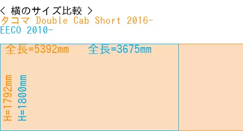 #タコマ Double Cab Short 2016- + EECO 2010-
